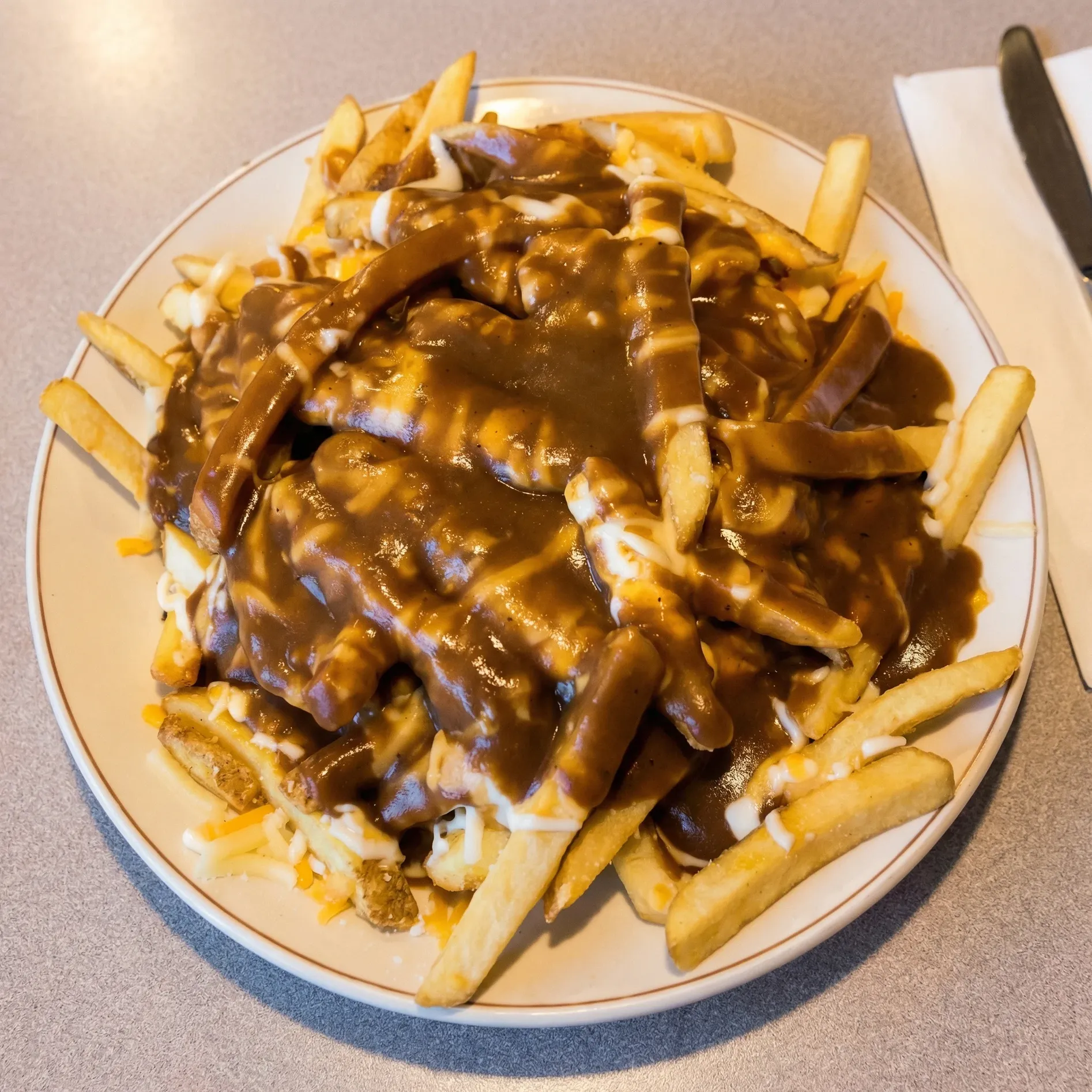 All Meat Pizza at Pappa's Family Restaurant Edmonton